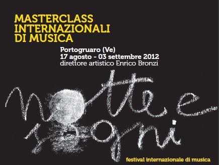 MASTERCLASS INTERNAZIONALI DI MUSICA A PORTOGRUARO